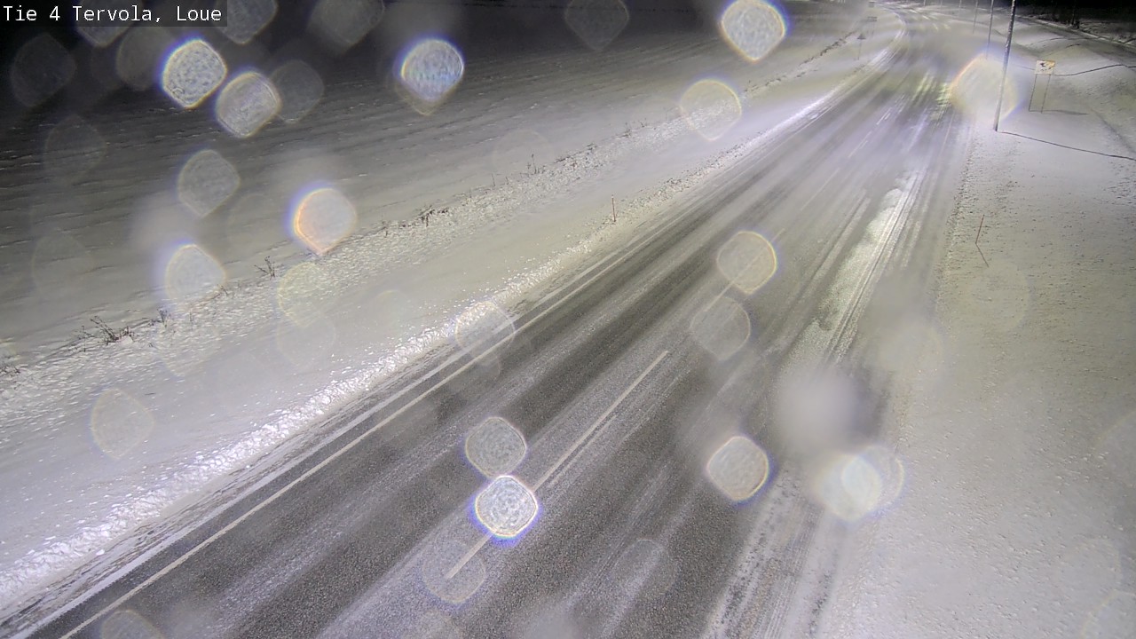 Weather Camera Image Väg 4 Tervola, Loue, Tervola, Lappi