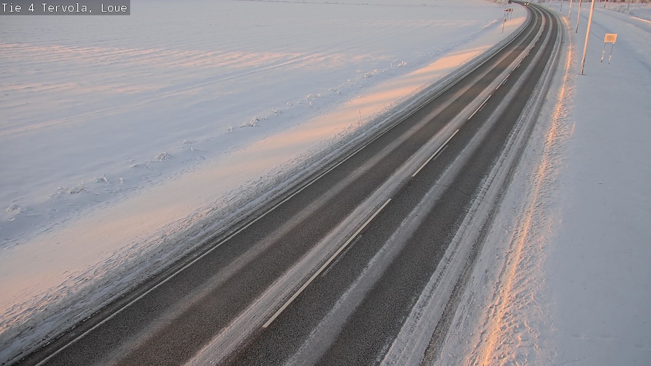 Weather Camera Image Väg 4 Tervola, Loue, Tervola, Lappi