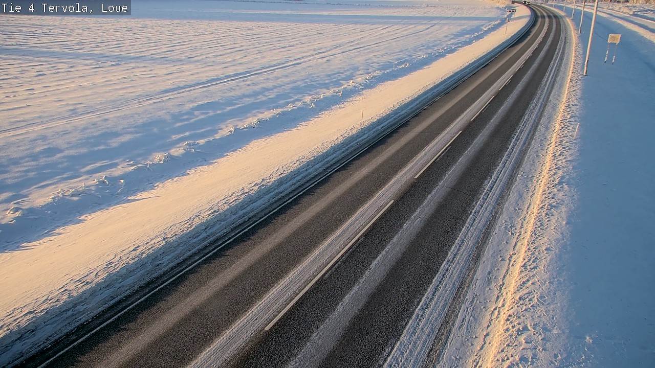 Weather Camera Image Väg 4 Tervola, Loue, Tervola, Lappi