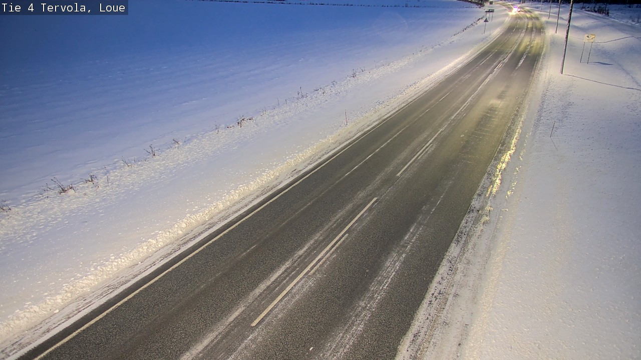 Weather Camera Image Väg 4 Tervola, Loue, Tervola, Lappi