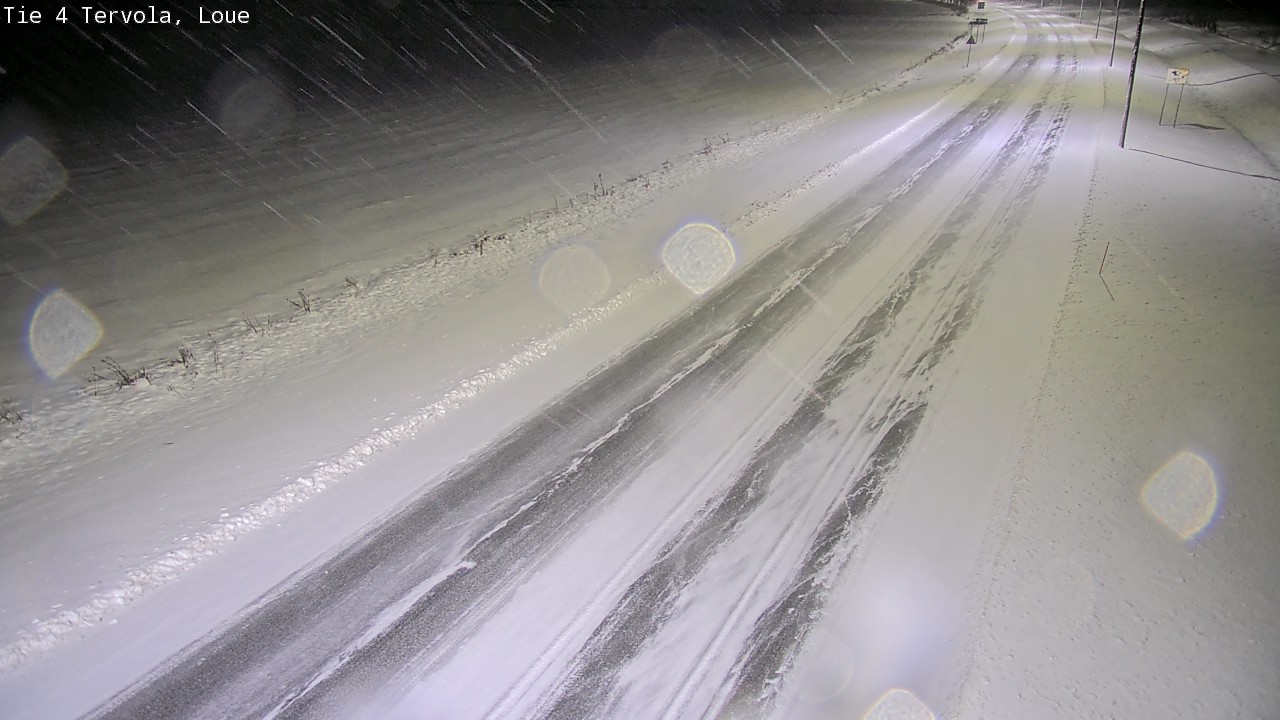 Weather Camera Image Väg 4 Tervola, Loue, Tervola, Lappi