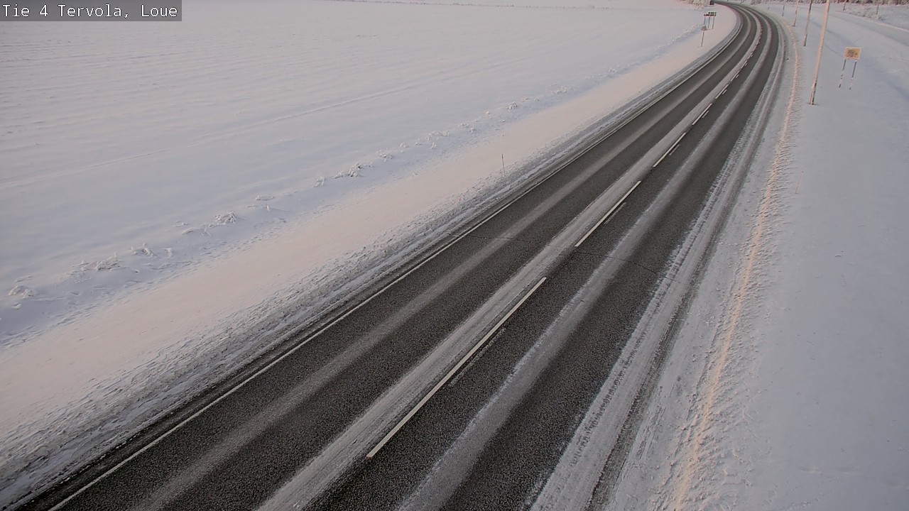Weather Camera Image Väg 4 Tervola, Loue, Tervola, Lappi