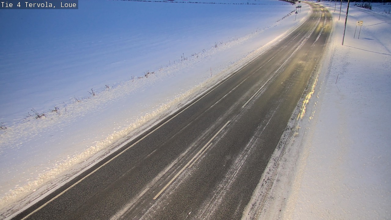 Weather Camera Image Väg 4 Tervola, Loue, Tervola, Lappi