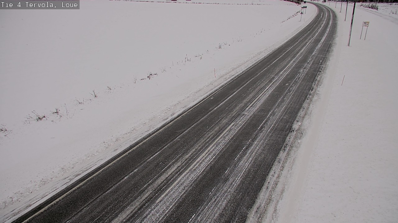 Weather Camera Image Väg 4 Tervola, Loue, Tervola, Lappi