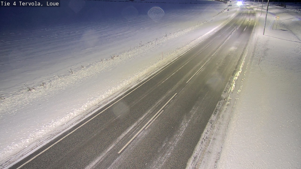 Weather Camera Image Väg 4 Tervola, Loue, Tervola, Lappi