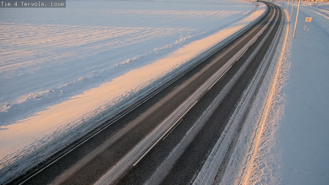 Weather Camera Image Väg 4 Tervola, Loue, Tervola, Lappi