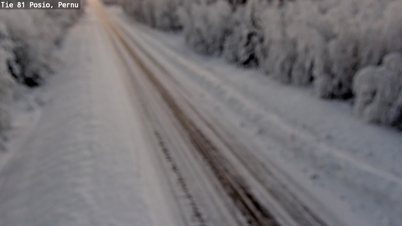 Kelikamerat Kuva Tie 81 Posio, Pernu, Posio, Lappi