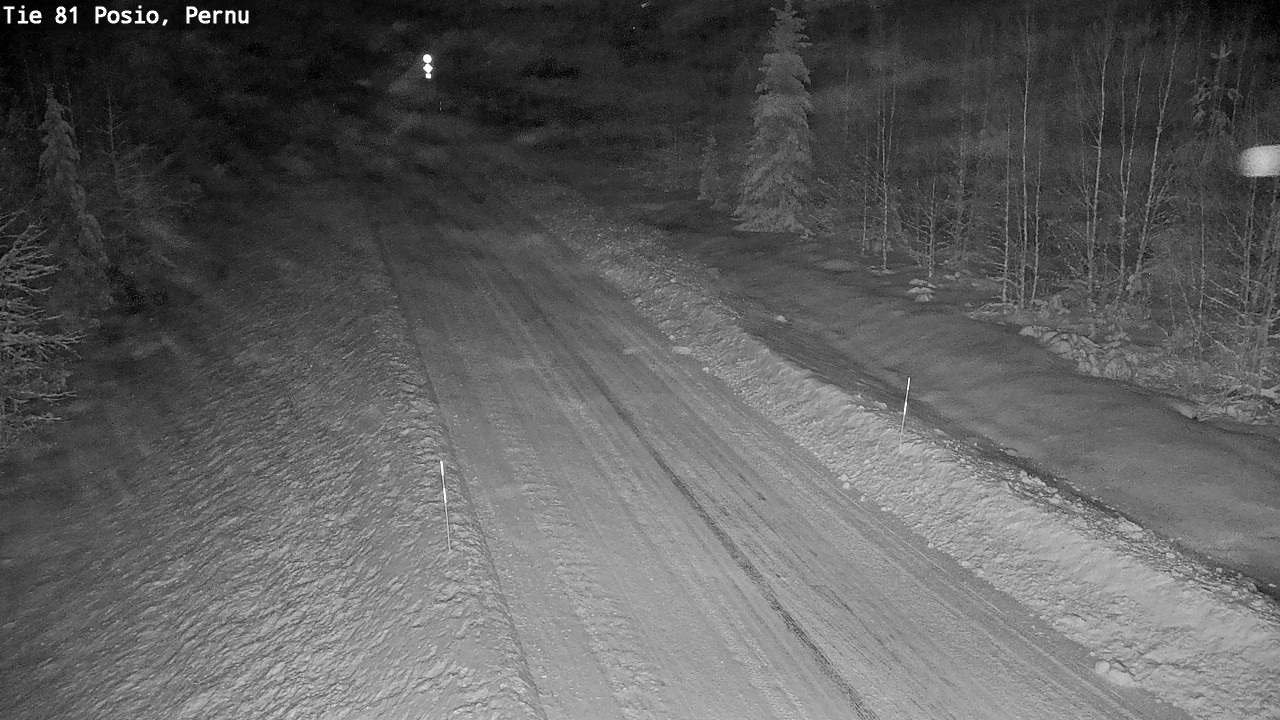 Weather Camera Image Road 81 Posio, Pernu, Posio, Lappi