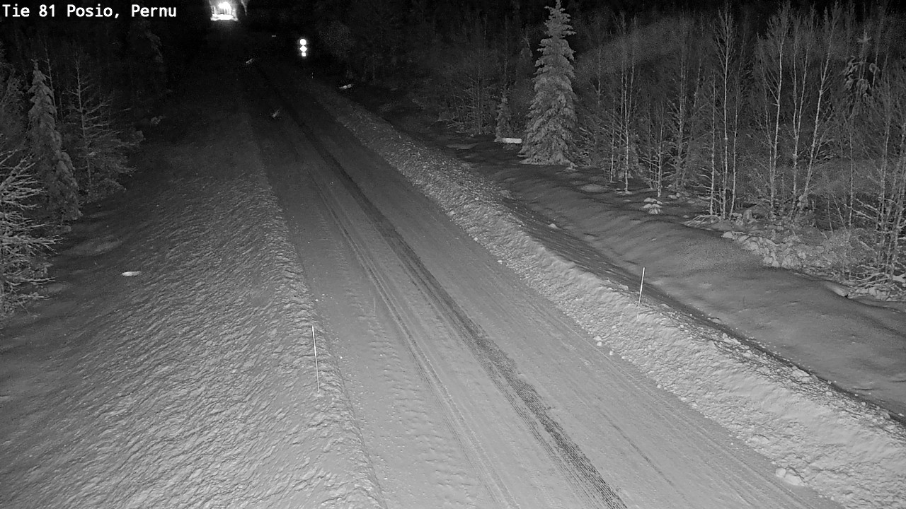 Weather Camera Image Road 81 Posio, Pernu, Posio, Lappi