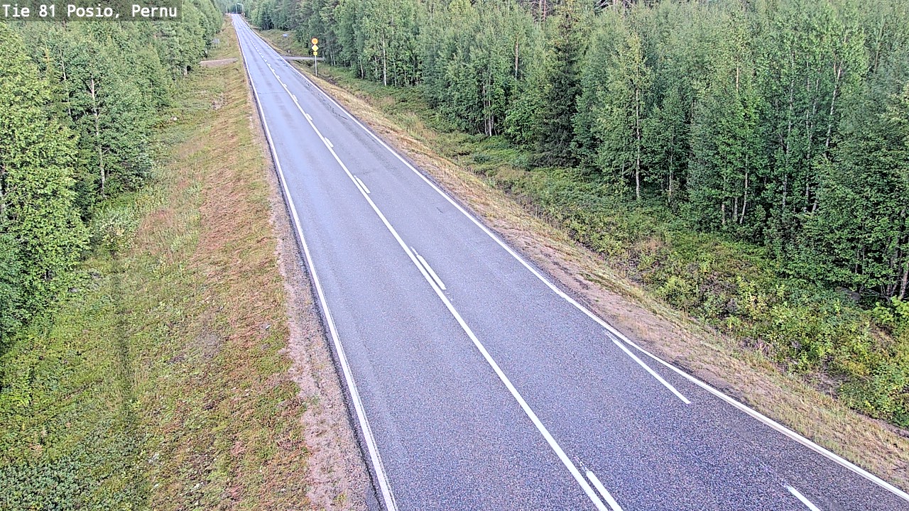 Kelikamerat Kuva Tie 81 Posio, Pernu, Posio, Lappi