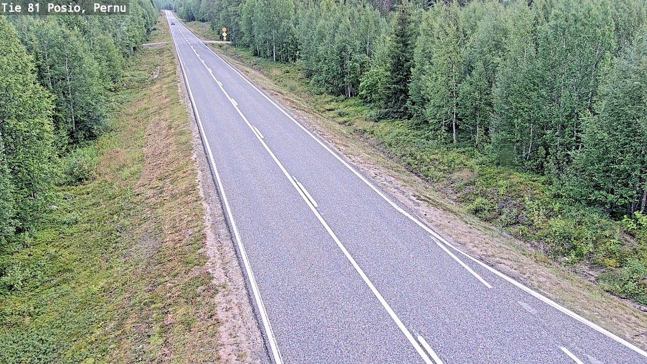 Kelikamerat Kuva Tie 81 Posio, Pernu, Posio, Lappi