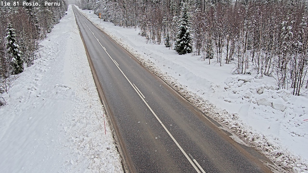 Kelikamerat Kuva Tie 81 Posio, Pernu, Posio, Lappi