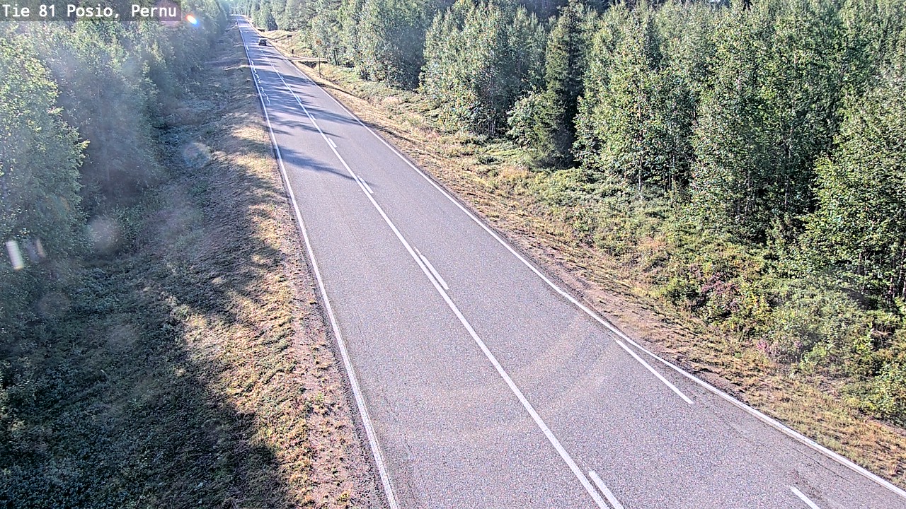 Weather Camera Image Road 81 Posio, Pernu, Posio, Lappi