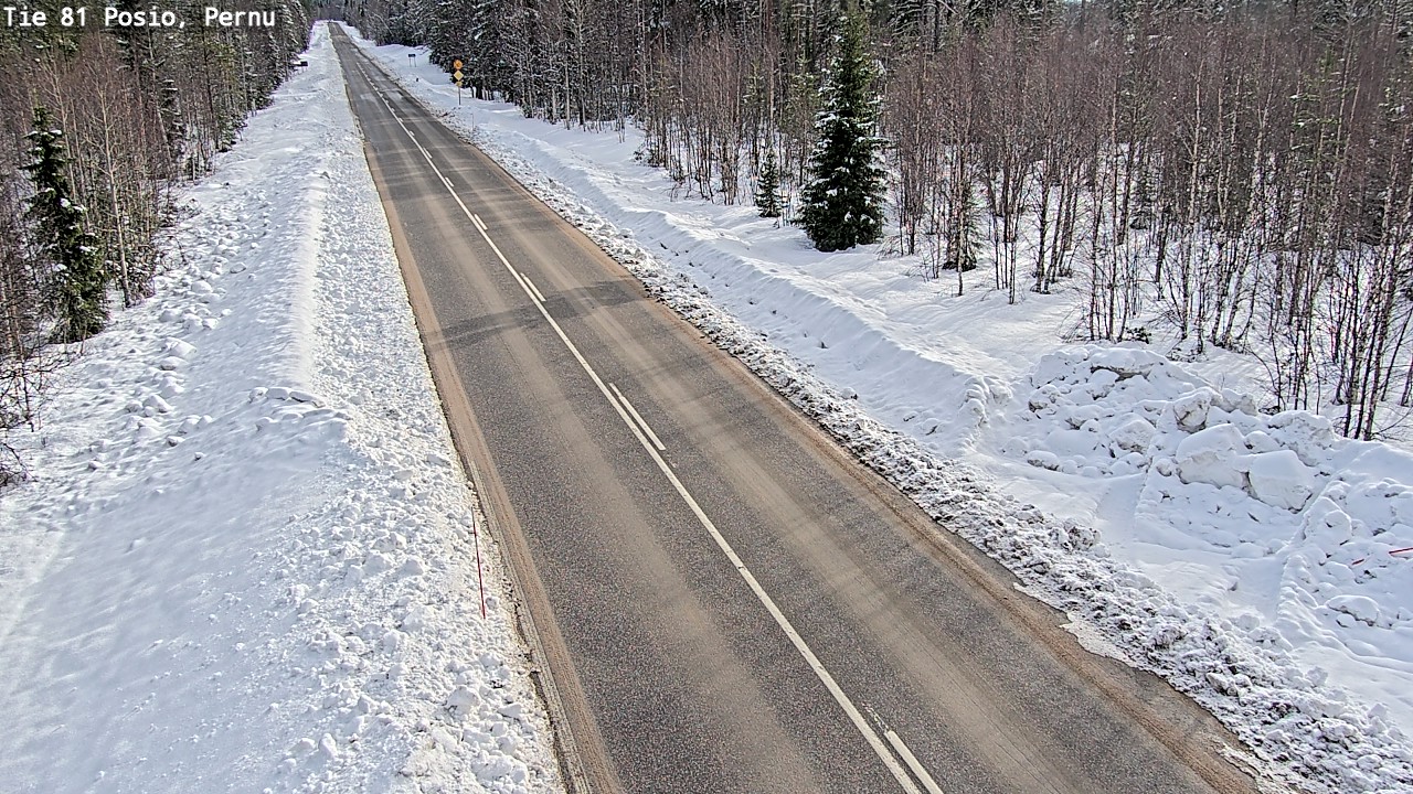 Weather Camera Image Road 81 Posio, Pernu, Posio, Lappi