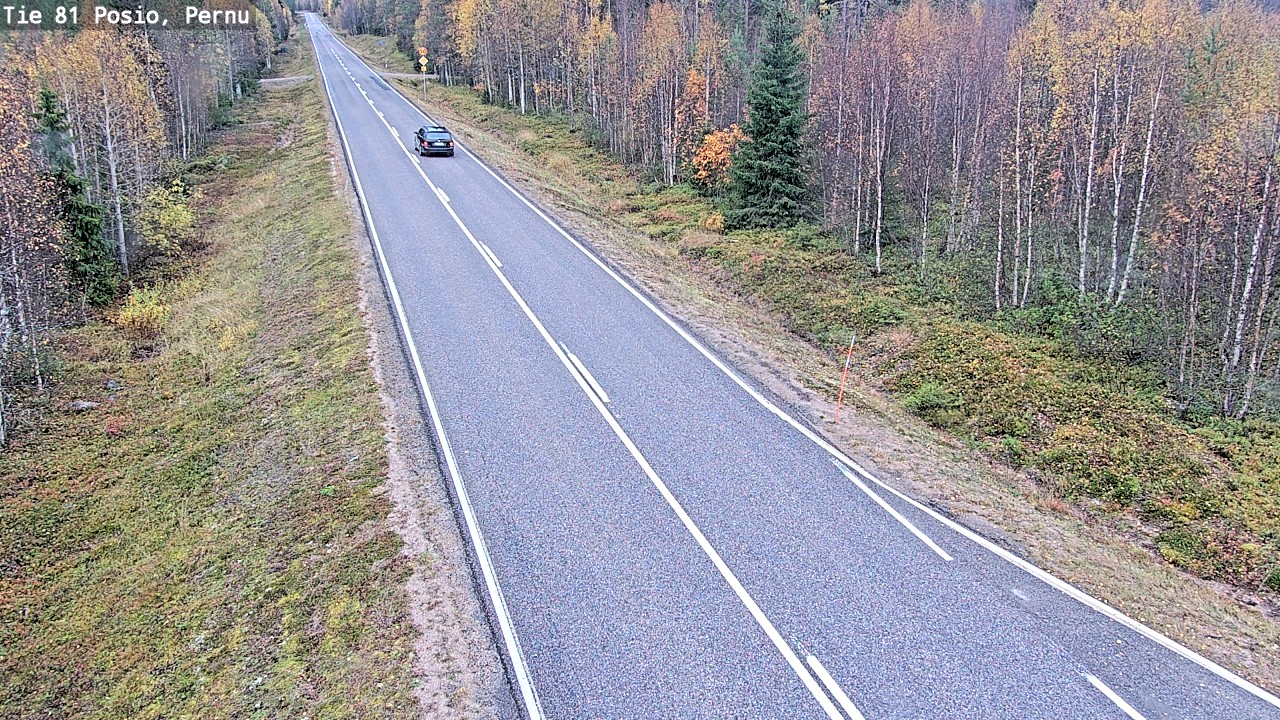 Kelikamerat Kuva Tie 81 Posio, Pernu, Posio, Lappi