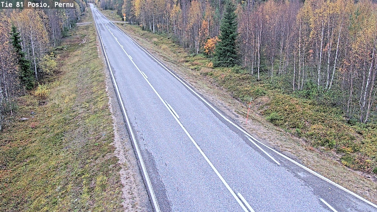 Kelikamerat Kuva Tie 81 Posio, Pernu, Posio, Lappi