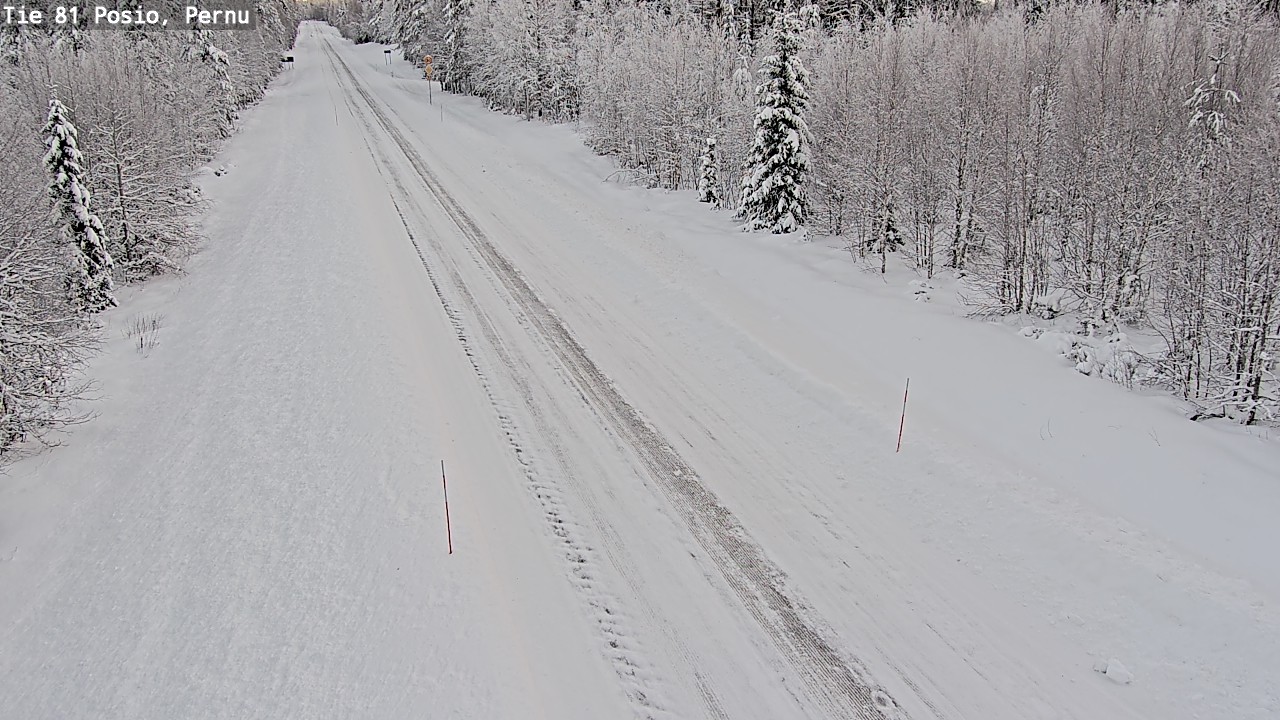 Weather Camera Image Road 81 Posio, Pernu, Posio, Lappi