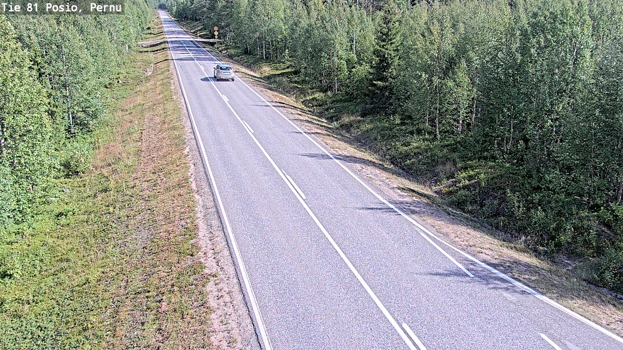 Kelikamerat Kuva Tie 81 Posio, Pernu, Posio, Lappi