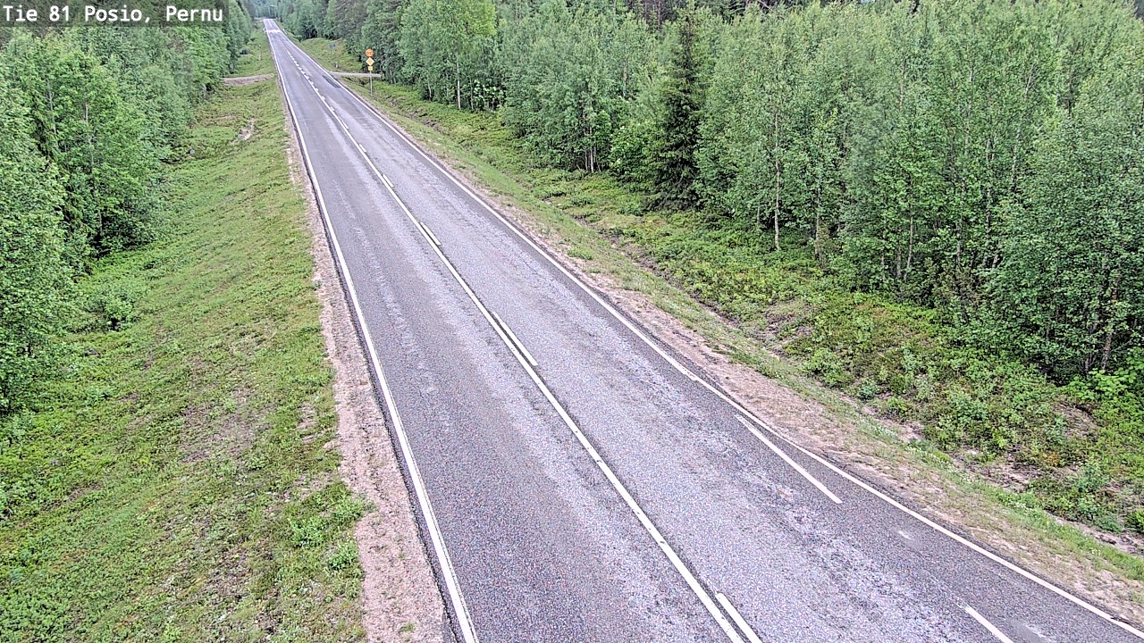 Kelikamerat Kuva Tie 81 Posio, Pernu, Posio, Lappi