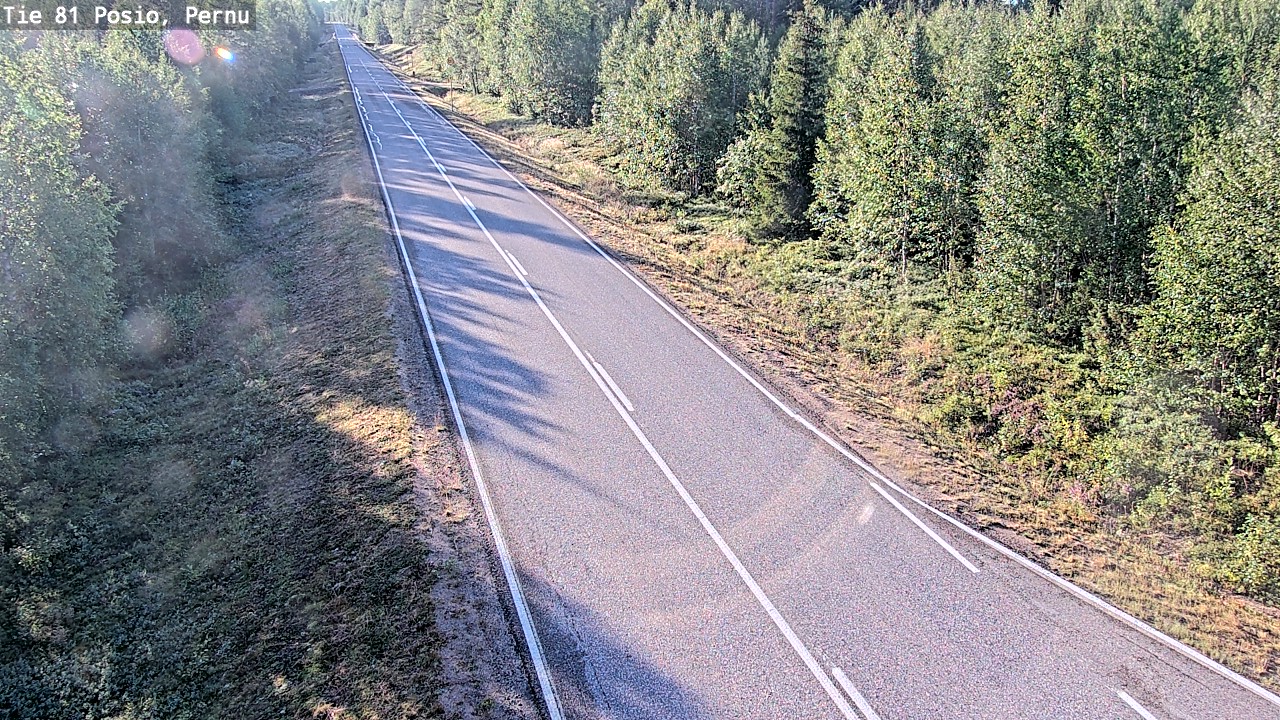 Weather Camera Image Road 81 Posio, Pernu, Posio, Lappi