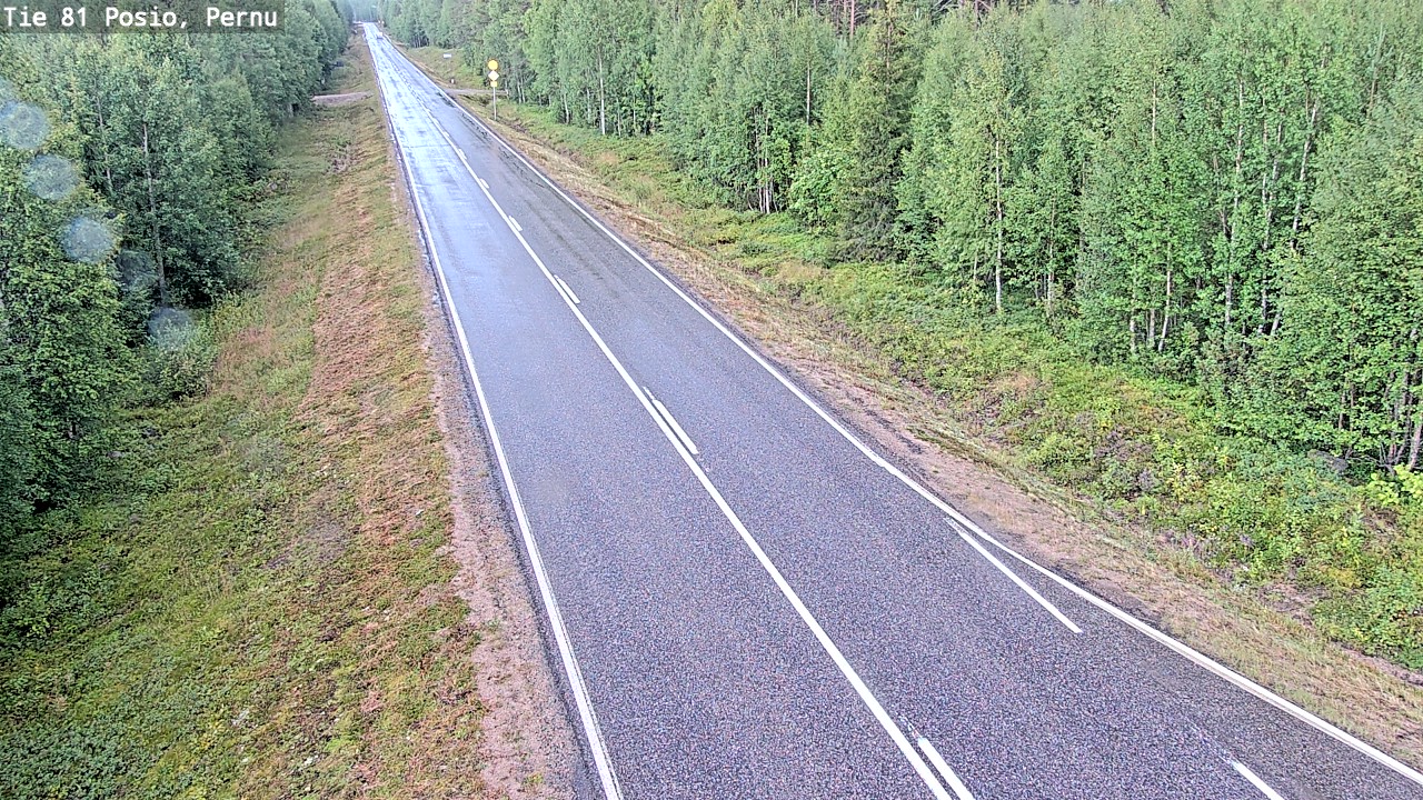 Kelikamerat Kuva Tie 81 Posio, Pernu, Posio, Lappi