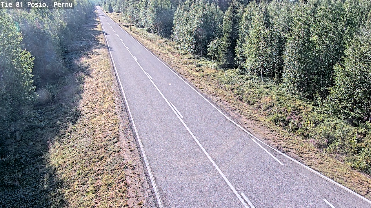 Weather Camera Image Road 81 Posio, Pernu, Posio, Lappi