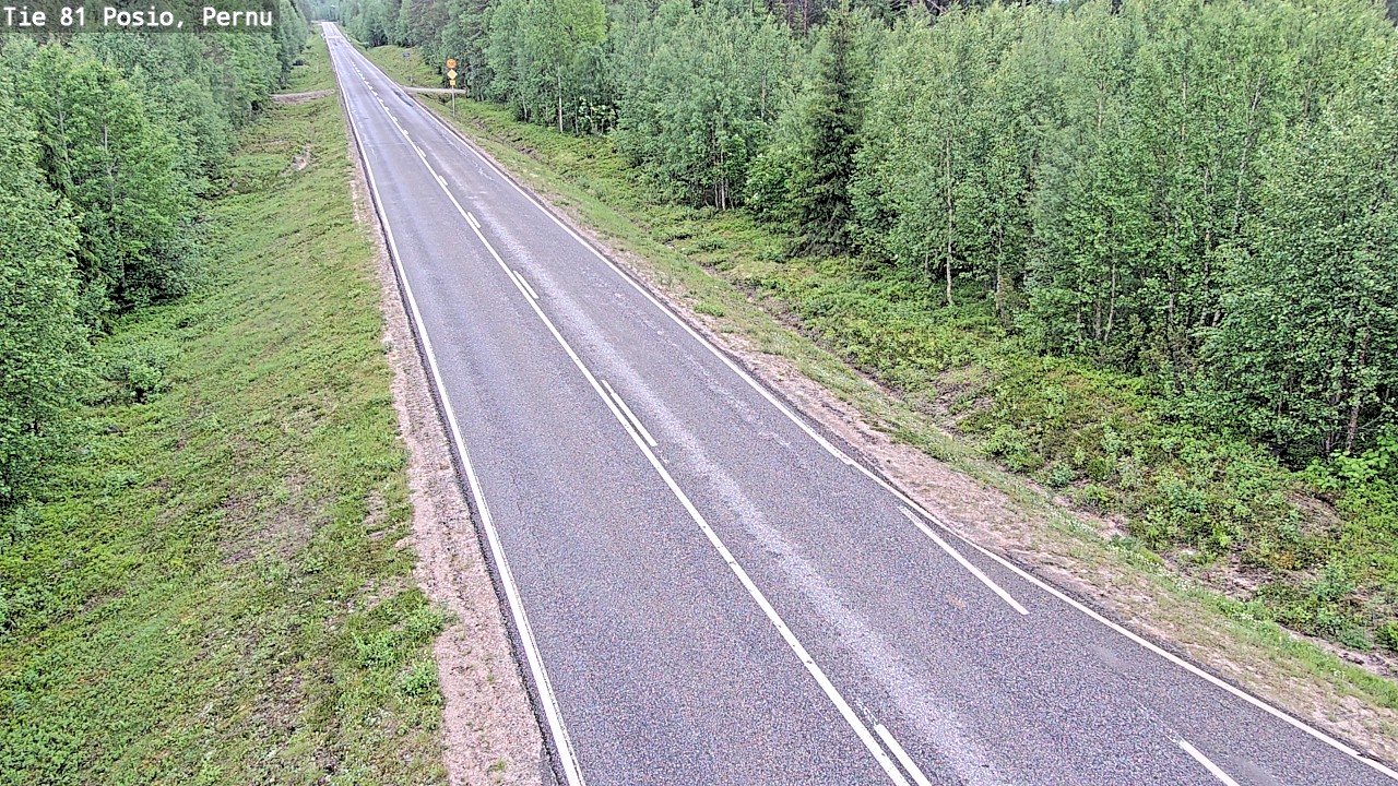 Kelikamerat Kuva Tie 81 Posio, Pernu, Posio, Lappi