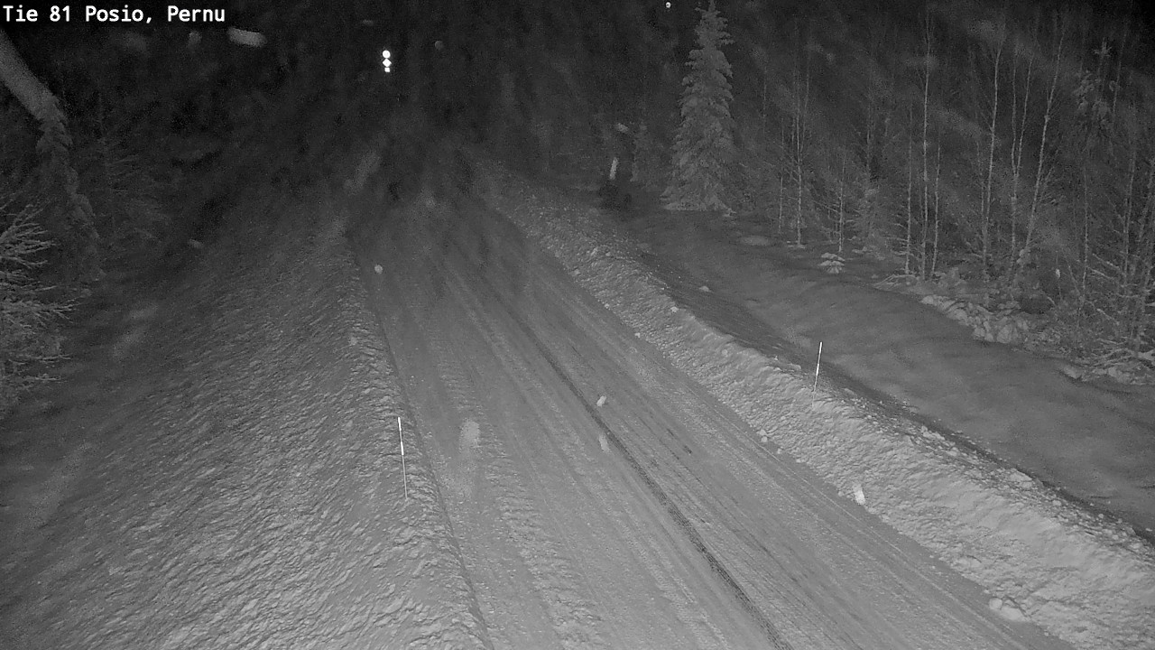 Weather Camera Image Road 81 Posio, Pernu, Posio, Lappi