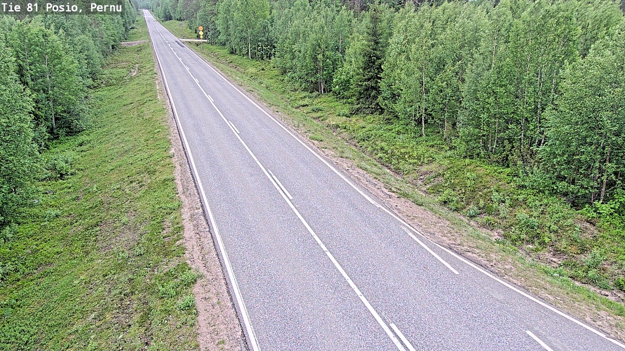 Kelikamerat Kuva Tie 81 Posio, Pernu, Posio, Lappi