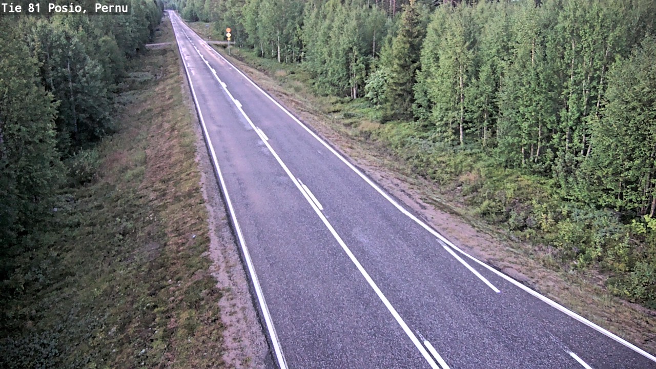 Kelikamerat Kuva Tie 81 Posio, Pernu, Posio, Lappi