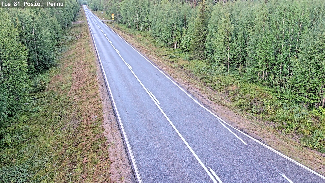 Kelikamerat Kuva Tie 81 Posio, Pernu, Posio, Lappi