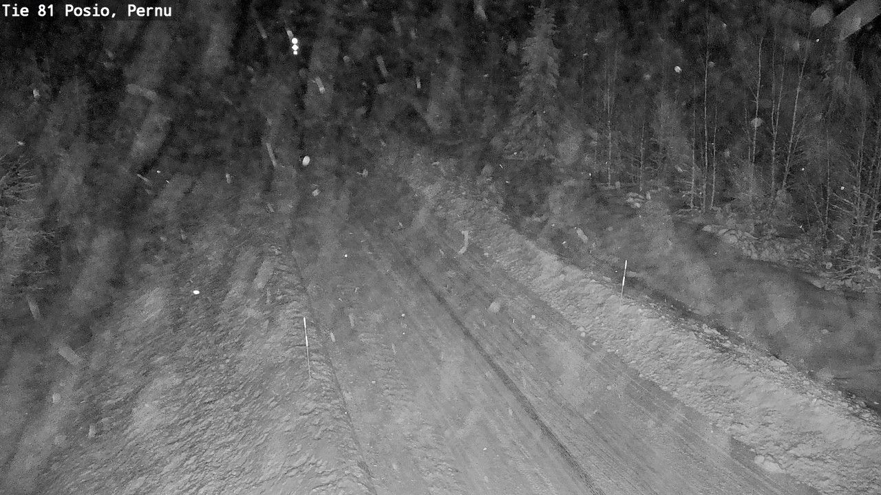 Weather Camera Image Road 81 Posio, Pernu, Posio, Lappi