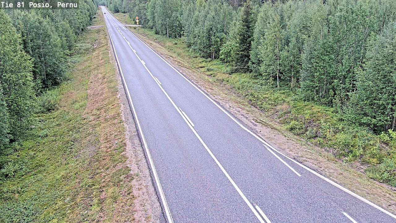 Kelikamerat Kuva Tie 81 Posio, Pernu, Posio, Lappi