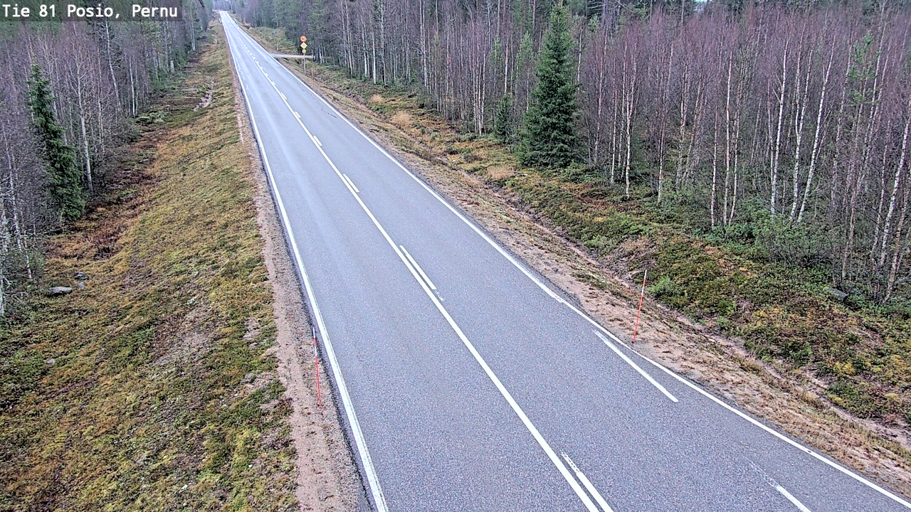 Kelikamerat Kuva Tie 81 Posio, Pernu, Posio, Lappi