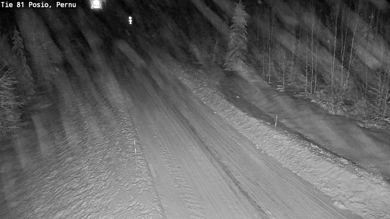 Weather Camera Image Road 81 Posio, Pernu, Posio, Lappi