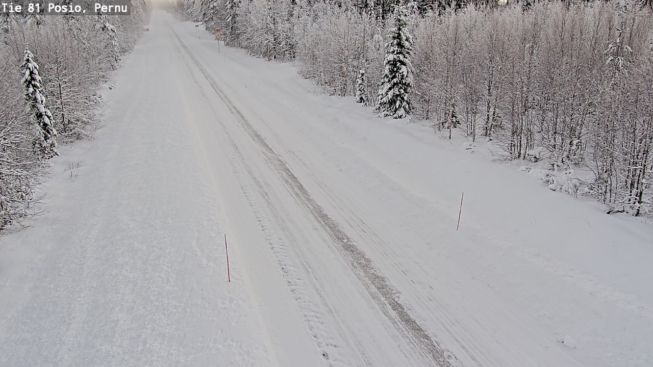 Weather Camera Image Road 81 Posio, Pernu, Posio, Lappi