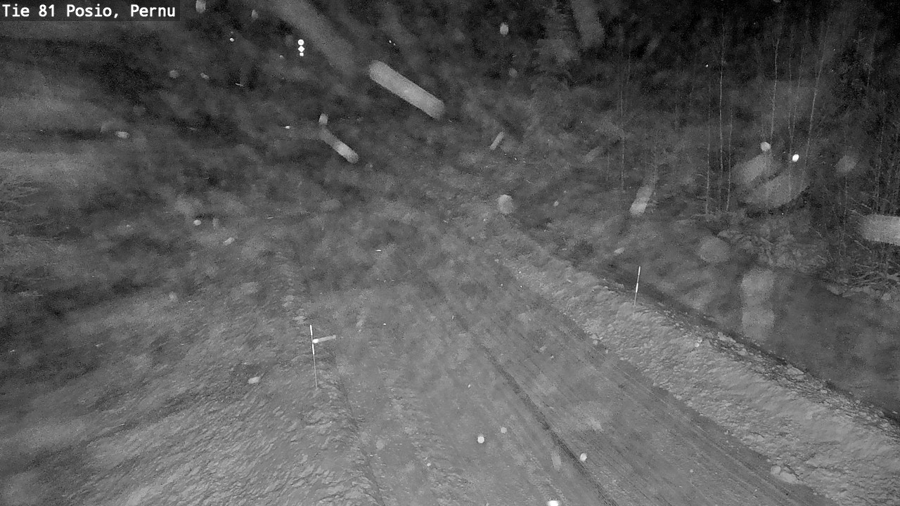 Weather Camera Image Road 81 Posio, Pernu, Posio, Lappi
