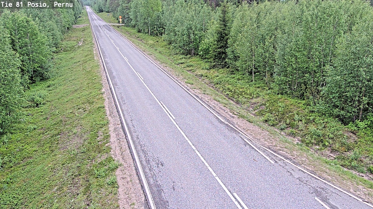 Kelikamerat Kuva Tie 81 Posio, Pernu, Posio, Lappi