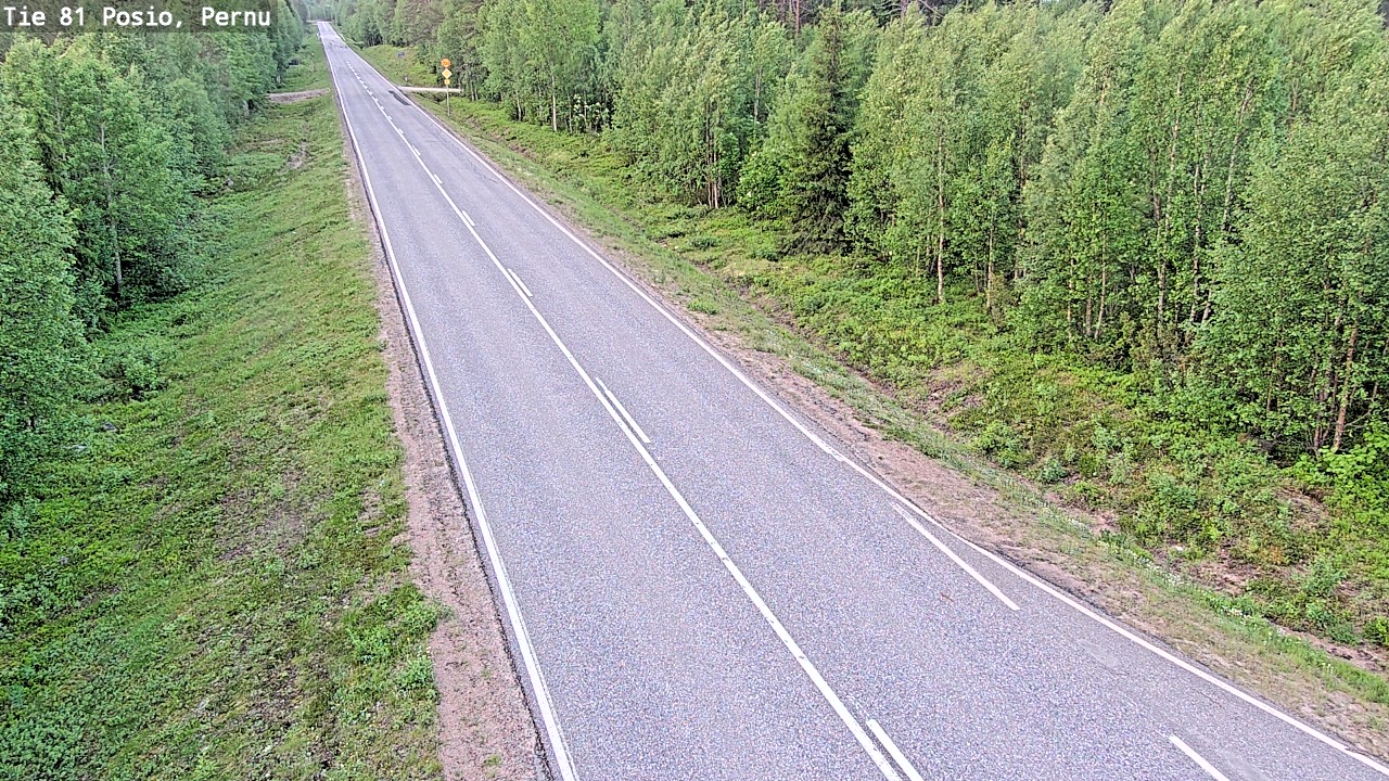 Kelikamerat Kuva Tie 81 Posio, Pernu, Posio, Lappi