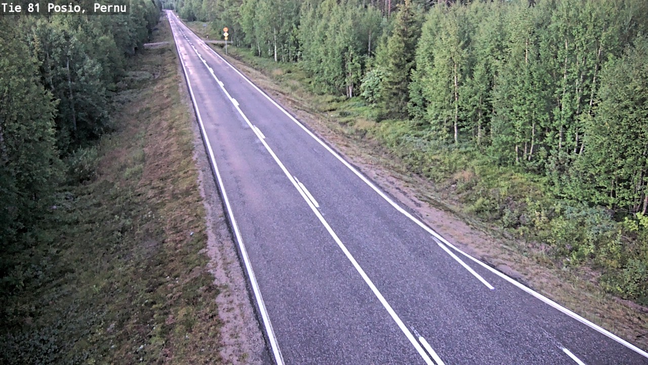 Kelikamerat Kuva Tie 81 Posio, Pernu, Posio, Lappi