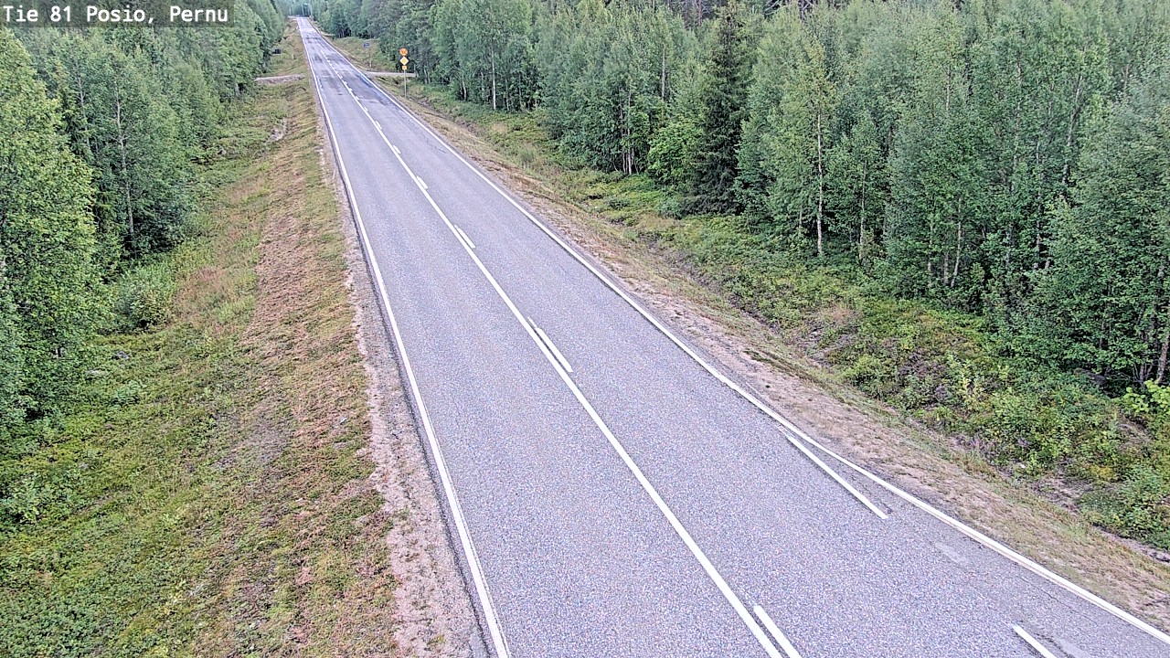 Kelikamerat Kuva Tie 81 Posio, Pernu, Posio, Lappi