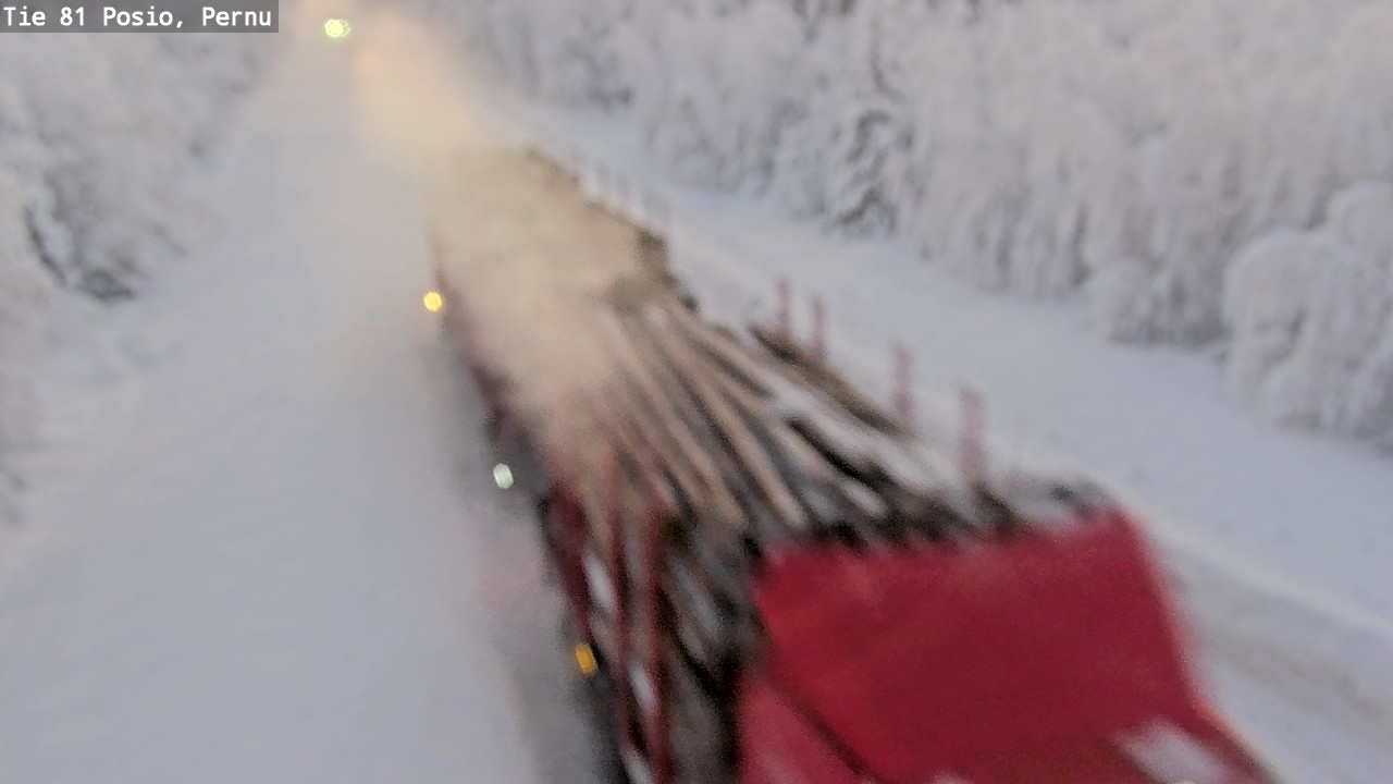 Kelikamerat Kuva Tie 81 Posio, Pernu, Posio, Lappi