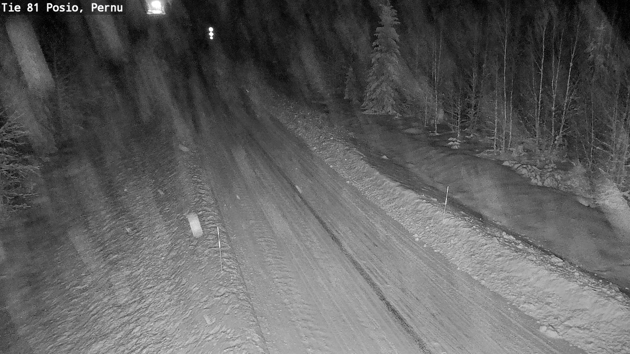 Weather Camera Image Road 81 Posio, Pernu, Posio, Lappi