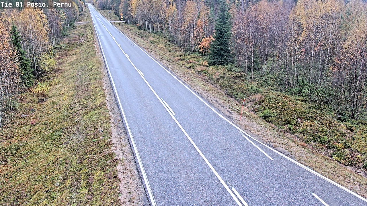 Kelikamerat Kuva Tie 81 Posio, Pernu, Posio, Lappi