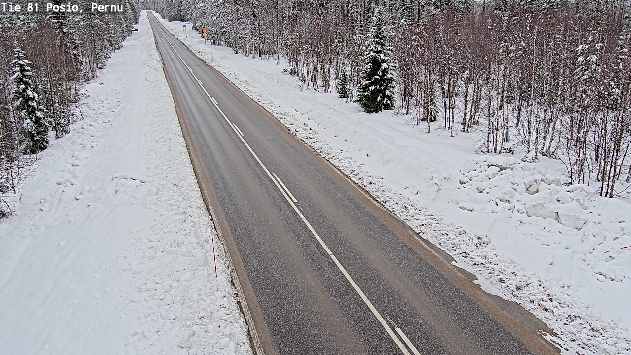 Kelikamerat Kuva Tie 81 Posio, Pernu, Posio, Lappi