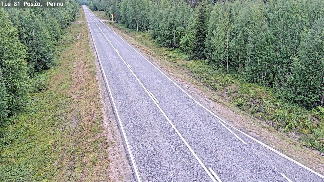 Kelikamerat Kuva Tie 81 Posio, Pernu, Posio, Lappi