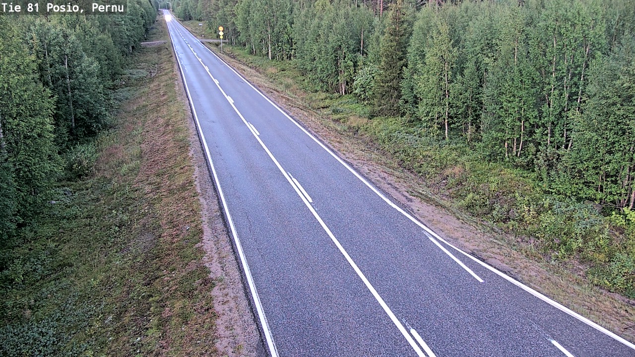 Kelikamerat Kuva Tie 81 Posio, Pernu, Posio, Lappi