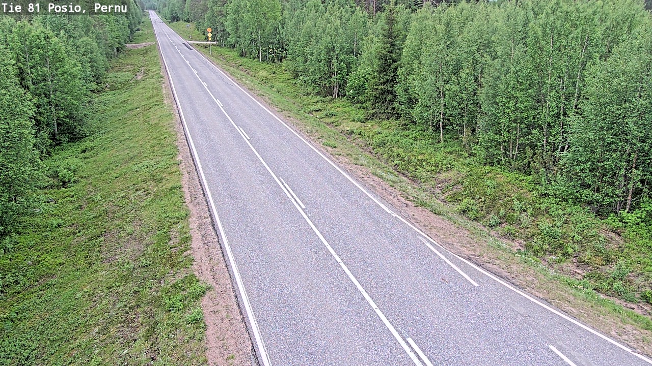 Kelikamerat Kuva Tie 81 Posio, Pernu, Posio, Lappi
