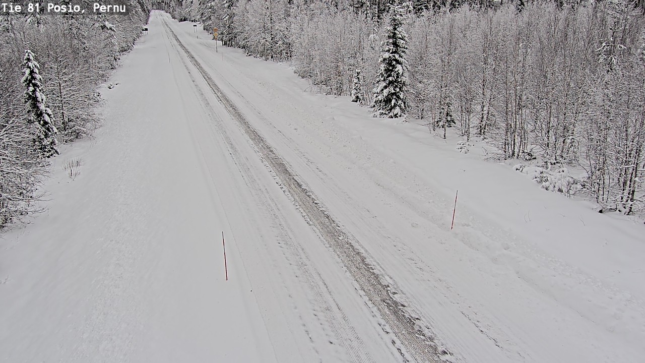 Kelikamerat Kuva Tie 81 Posio, Pernu, Posio, Lappi