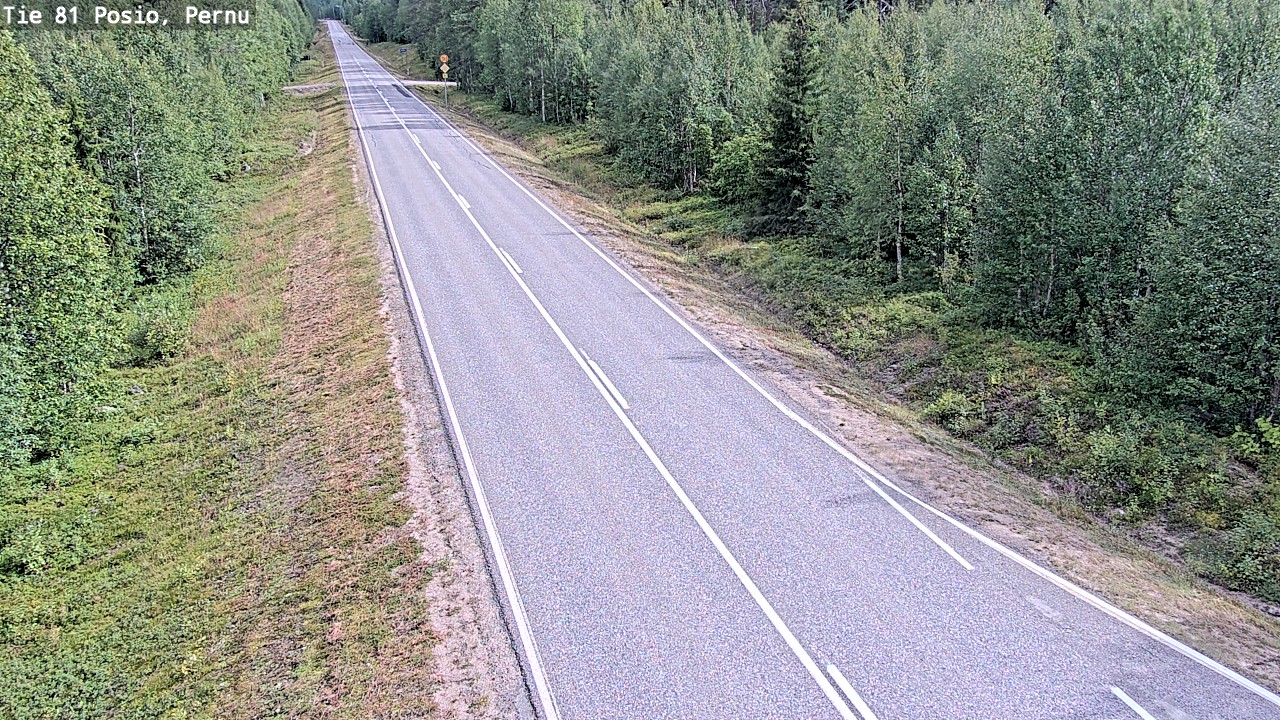 Kelikamerat Kuva Tie 81 Posio, Pernu, Posio, Lappi